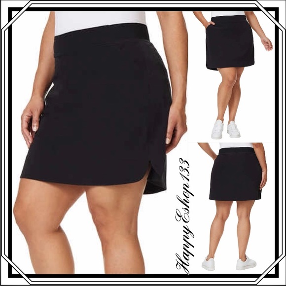 32 Degrees Pants - 32 Degrees Cool Women’s Soft Comfort Skort, Black